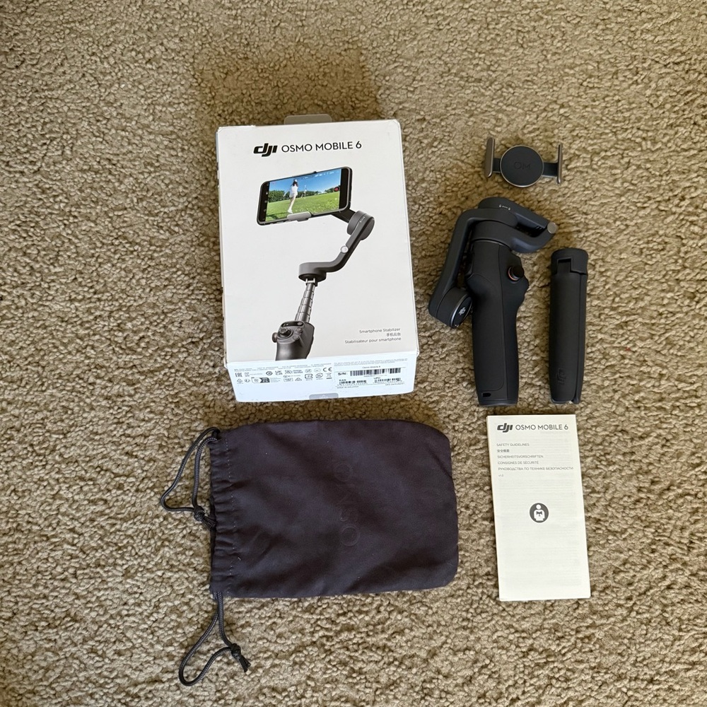DJI Osmo Mobile 6 Black Gimbal Set